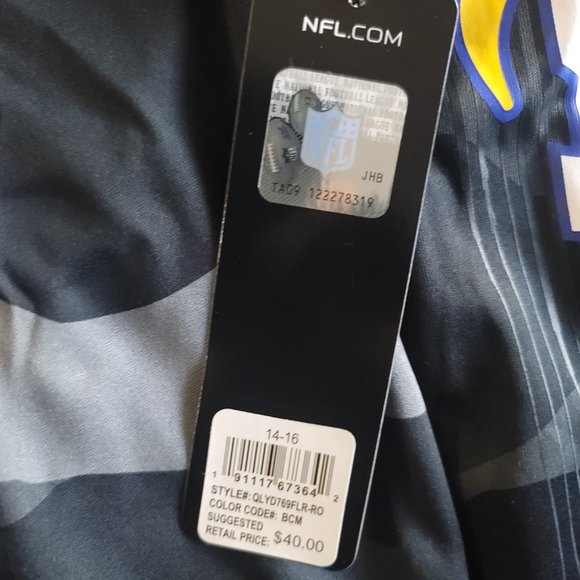 Los Angeles Rams New NFL Football Shirt Boys Size 14 - 16 $40.00 - Picture 6 of 11